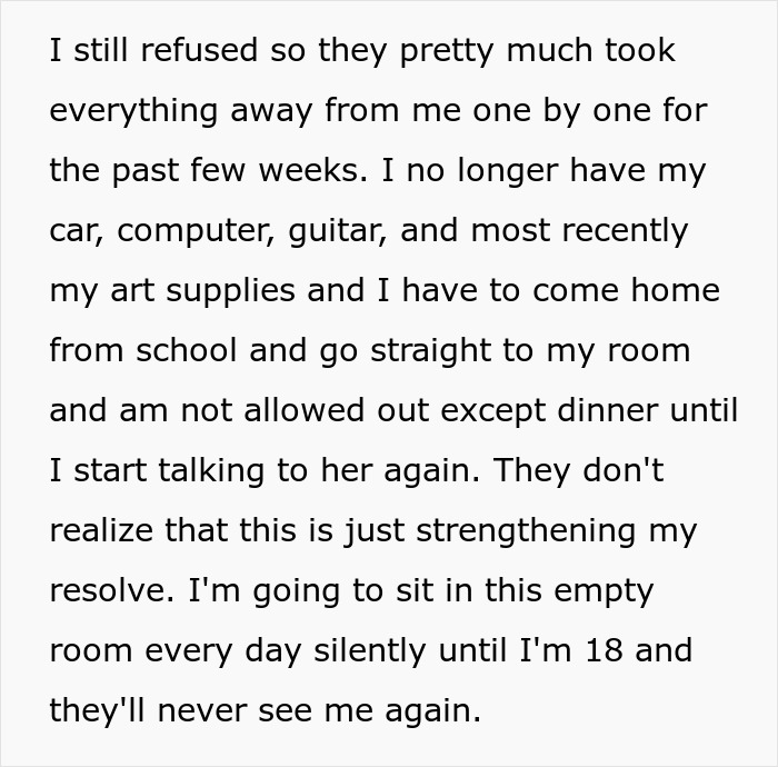 Teen’s Mom Chooses His Bully As Her TA, Boy Cuts Off Mother Completely And Decides To Move Out At 18 - 10