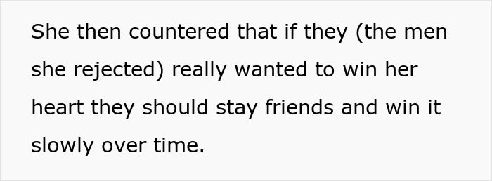 Guy Laughs At 30 Y.O. Woman’s Unrealistic Expectation Of Rejected Guys Winning Her Heart Over Slowly - 6