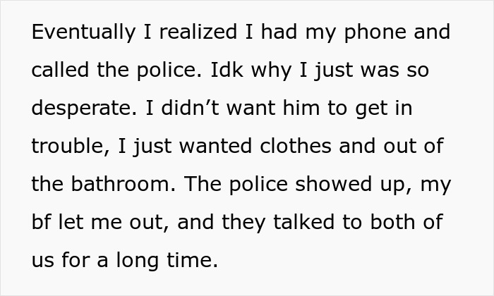 “I Called The Police”: Guy Can’t Stand GF’s Smell, Locks Her In The Bathroom For 3 Hours - 10