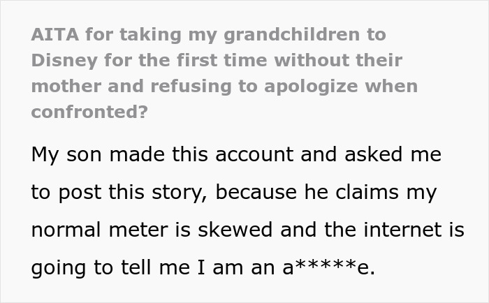 Entitled DIL Demands Grandma Babysit Her Kids For 5 Days, Gets Angry When Kids Are Taken To Disney Entitled DIL Demands Grandma Babysit Her Kids For 5 Days, Gets Angry When Kids Are Taken To Disney