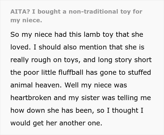 Mom Loses It At Sibling Because Of &lsquo;Non-Traditional&rsquo; Toy They Got For Niece