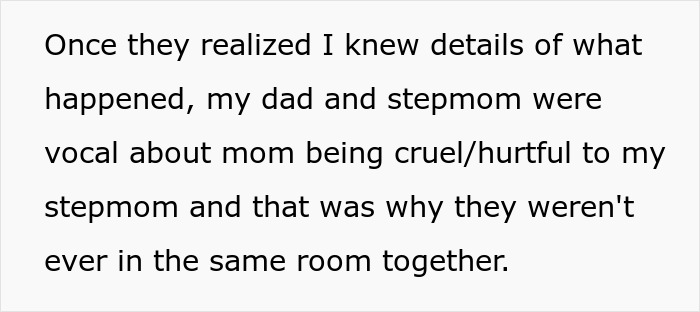 Stepmom Tells Teen Not To Invite His Mom To His Graduation, He Tells Stepmom Not To Come Instead