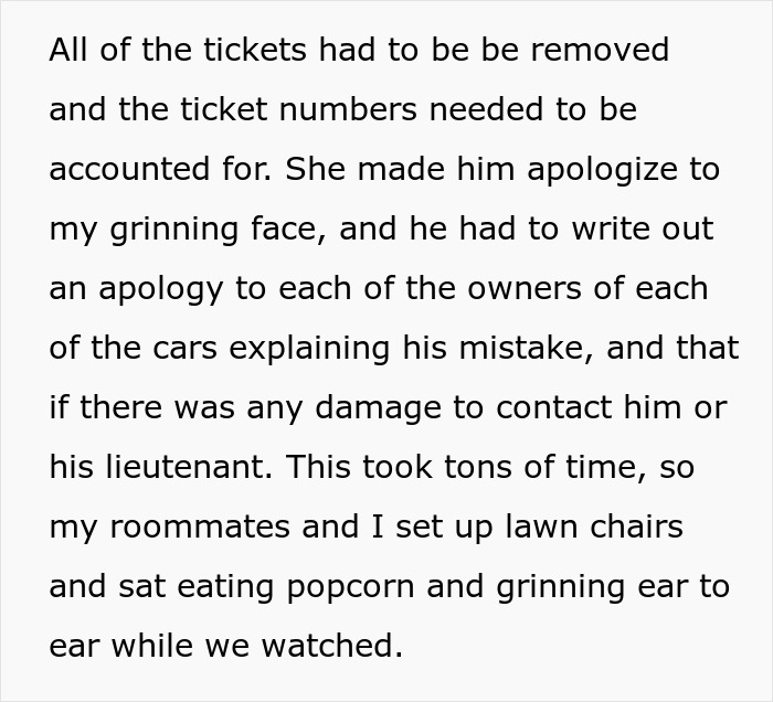 &ldquo;I Sat Eating Popcorn&rdquo;: Woman Gets Petty Revenge On A Cop Who Won&rsquo;t Admit His Mistake