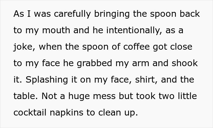 &ldquo;Oh My God, Are You Freaking Crying?&rdquo;: Table Goes Silent After Man Splashes Wife With Coffee