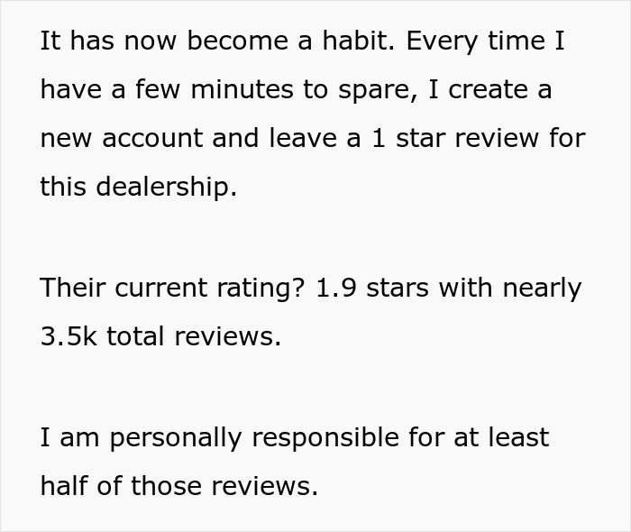 &ldquo;Nearly 3.5k Total Reviews&rdquo;: Car Dealership Tries To Bait And Switch The Wrong Customer
