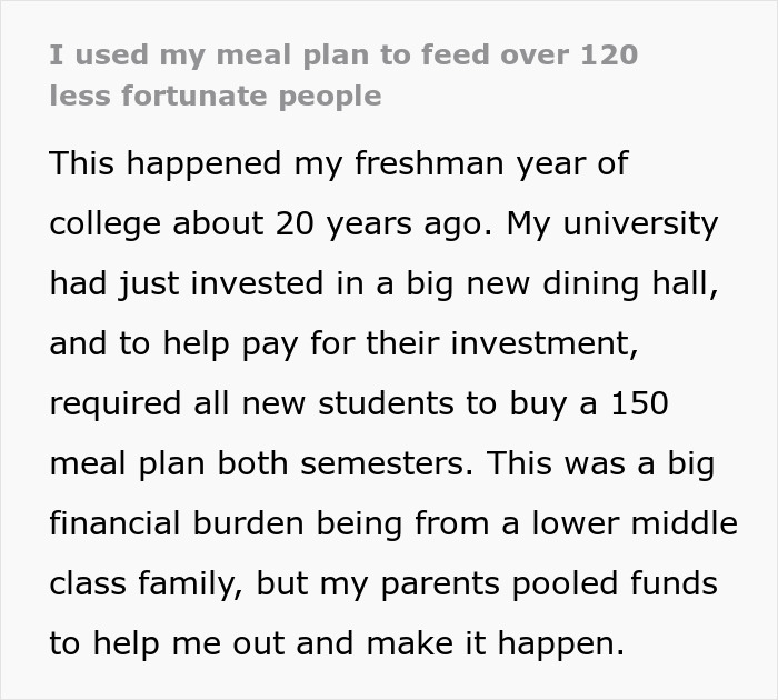 &ldquo;One Of The Proudest Moments Of My Life&rdquo;: Student&rsquo;s Malicious Compliance Feeds Over 120 People