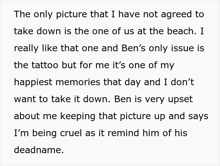 Mom Agrees To Hide All Photos Of Her Son Pre-Transition Except For One, Gets Called Cruel