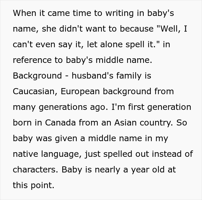 MIL Refuses To Learn To Even Spell Baby&rsquo;s Name, Refuses To Write It As It&rsquo;s Not &lsquo;Normal&rsquo;