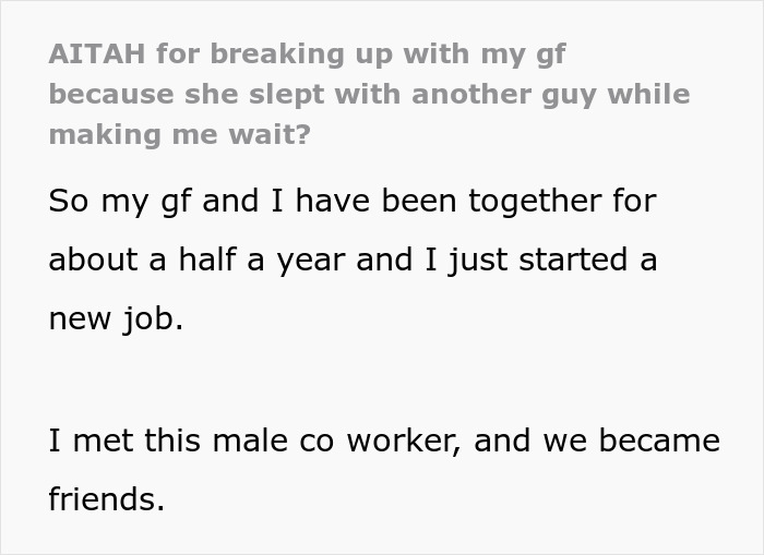 Man Is Heartbroken After Finding Out His GF Slept With Other Guy While Making Him Wait