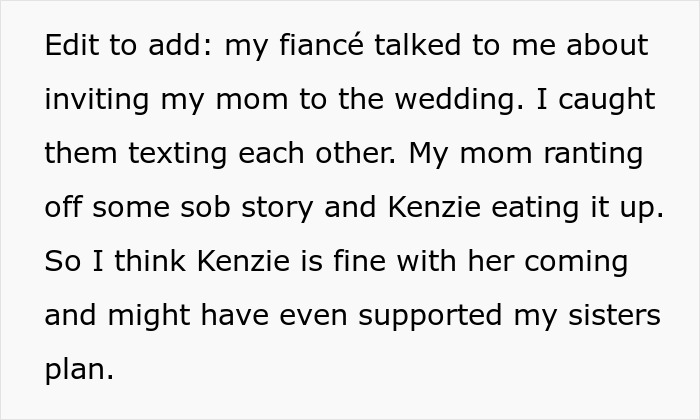 Guy Learns About Sister's Wedding Surprise, Kicks Her Out Of The Wedding