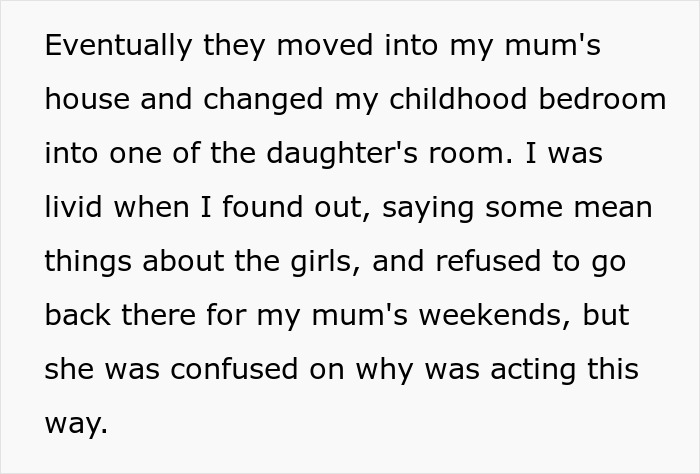Text excerpt describing a teen hurt after mom abandoned him, refusing visits and expressing anger at changes.