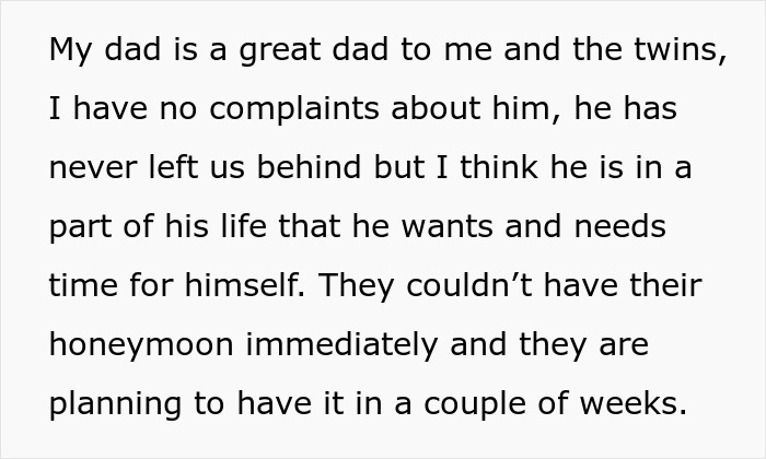 Drama Ensues When Son Refuses To Babysit His Half-Siblings For 3 Weeks While Dad Goes On Honeymoon Drama Ensues When Son Refuses To Babysit His Half-Siblings For 3 Weeks While Dad Goes On Honeymoon