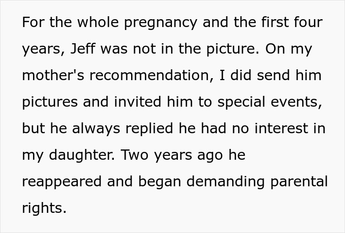 Absent Father Suddenly Wants His Daughter In His Life After 6 Years, Mom Is Instantly Suspicious