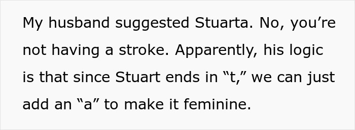 Guy Picks His Family Male Name For Future Kid, Has A Fight With Wife After It Turns Out It’s A Girl - 5