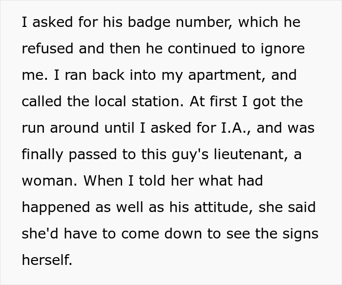 &ldquo;I Sat Eating Popcorn&rdquo;: Woman Gets Petty Revenge On A Cop Who Won&rsquo;t Admit His Mistake