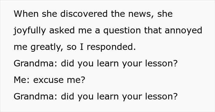 &ldquo;Grandma Went Instantly Pale&rdquo;: Woman Wins At Petty Revenge And Disappointing Her Family