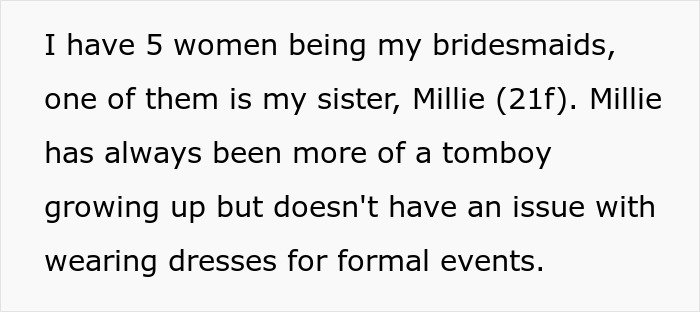 Pretty In Pink: Tomboy Throws A Fit Over Bridesmaid Dress, Threatens To Skip Sister&rsquo;s Wedding