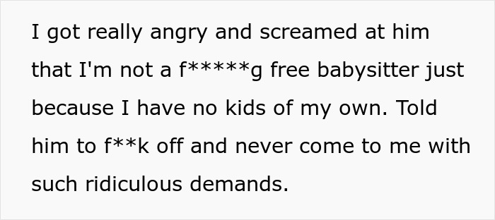 Childfree Woman Stands Firm Against Neighborhood Pressure To Babysit For Free, Is Blasted Online - 12