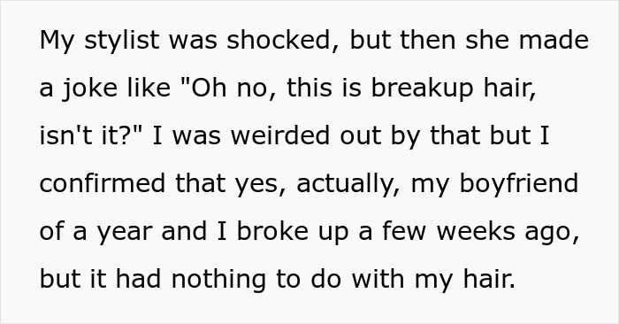 Woman Asks If She&rsquo;s Wrong For Storming Out Of The Hair Salon After Hairdresser&rsquo;s Words Hurt Her