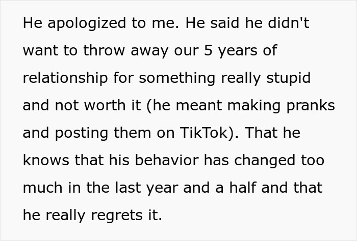 Man Tries Blaming GF For Prank Gone Wrong, Comes Crawling Back Next Day, Leaving Her Confused - 9