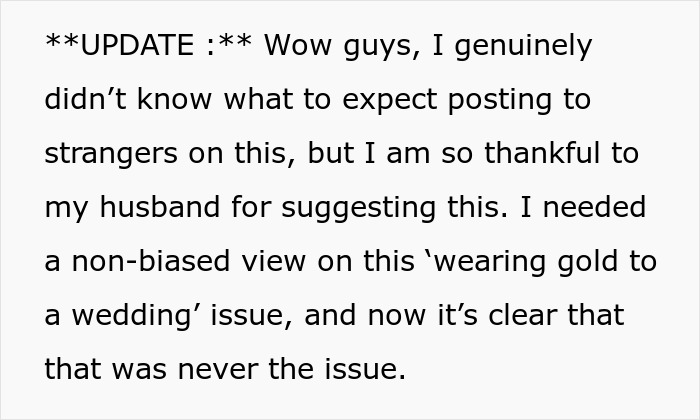 Woman Asks If Her Dress Was Really Inappropriate After Bride Makes A Scene