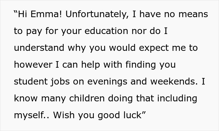 Teen Treats Her Stepmom With Hostility, Is Surprised When She Refuses To Cover Her College Tuition