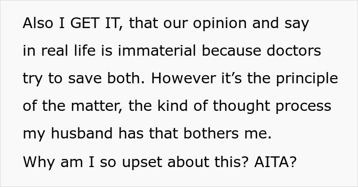 “I’d Pick Our Baby Over You”: Woman Horrified At Husband’s Nonchalant Choice “I’d Pick Our Baby Over You”: Woman Horrified At Husband’s Nonchalant Choice