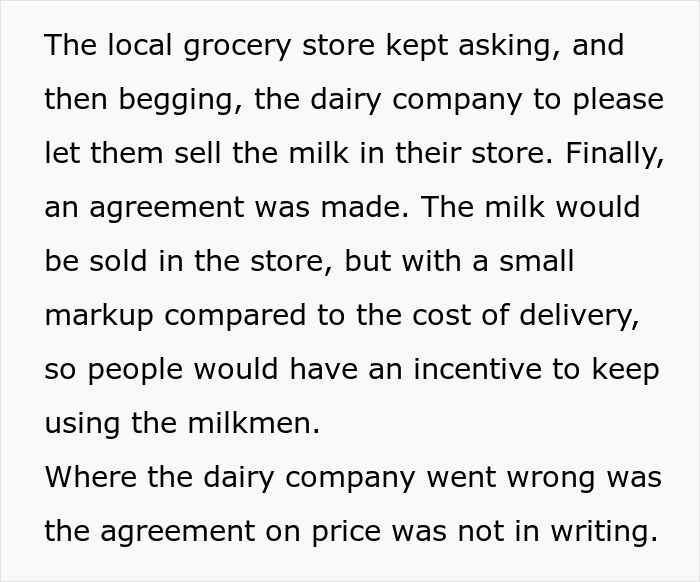 Grocery Store Tries To Put Milkmen Out Of Business, Regrets It When They Take Petty Revenge