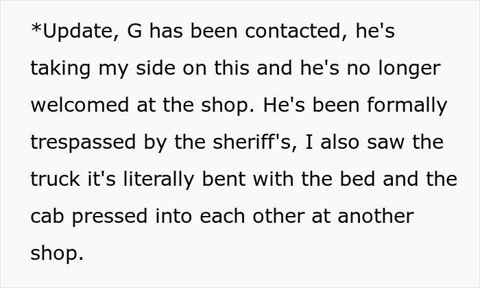 Man Gets Followed So He Takes The “Scenic” Route That Results In The Stalker Ruining His Truck - 15