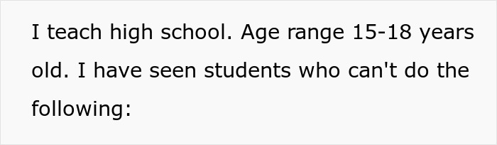 “The Ugly Truth”: Teacher At Breaking Point As Students Can’t Handle Simple Tasks “The Ugly Truth”: Teacher At Breaking Point As Students Can’t Handle Simple Tasks