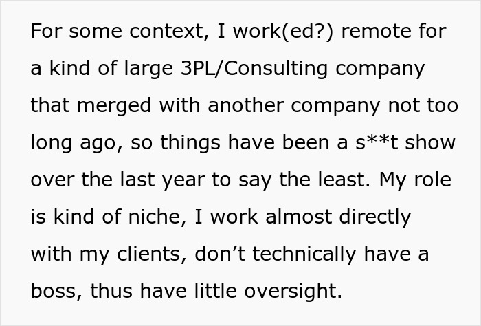 Person Gets Fired, Is Asked Why Their Project Isn't Completed Two Months Later - 3