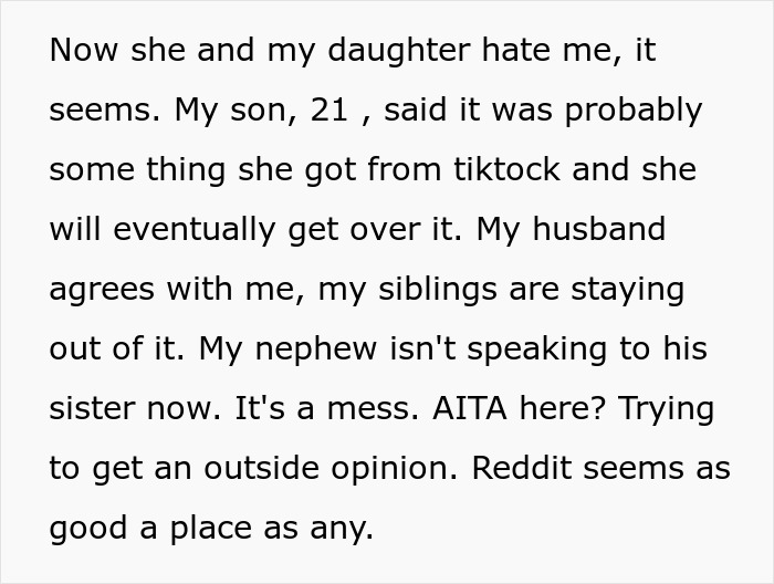 Family Drama Ensues After Niece Gives Woman Adoption Papers As A Surprise And She Rejects Them