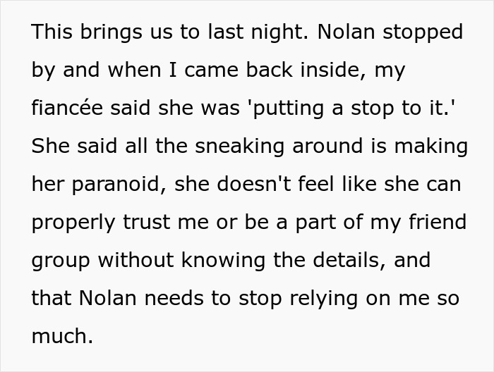 Man Goes To Extra Lengths To Support Grieving Friend, Fiancée Can’t Take It Anymore Man Goes To Extra Lengths To Support Grieving Friend, Fiancée Can’t Take It Anymore