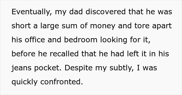 Family Tradition: Whoever Unloads The Dryer Keeps What's In The Pockets, It Backfires