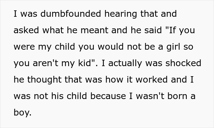 Man Says He Wishes His Daughter Was A Son Instead, Has His Life Ruined After She Overhears It