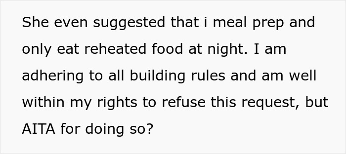 &ldquo;Am I The Jerk For Refusing To Alter My Cooking Habits At Home For A Neighbor?&rdquo;