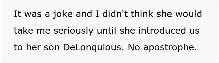 Woman Fails At Stealing Friend's Baby Name As His Wife Lied About Her Options