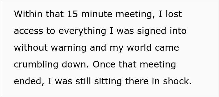 “Never Be Loyal To Your Employer”: Employee Loses The Job She’s Had For 2 Years In 15 Minutes “Never Be Loyal To Your Employer”: Employee Loses The Job She’s Had For 2 Years In 15 Minutes