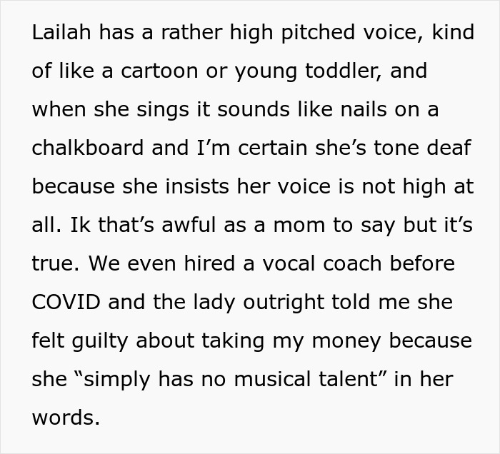 Teenager Thinks She's Going To Be A Famous Singer, Mom Gives Her A Reality Check