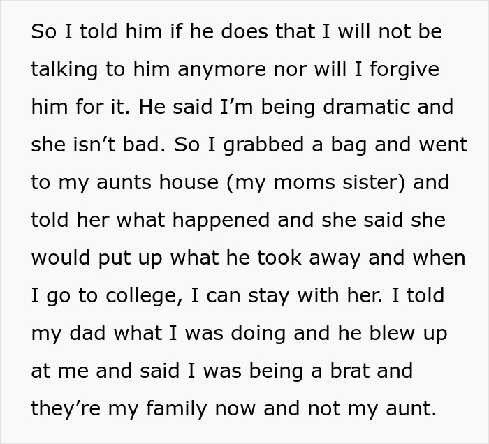 Dad Demands Daughter Take Spoiled Stepsister On Her Graduation Trip, She Moves Out Instead Dad Demands Daughter Take Spoiled Stepsister On Her Graduation Trip, She Moves Out Instead