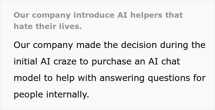 Company Bought An AI Machine To Answer Internal Questions, And It Malfunctions So Bad It’s Funny - 2