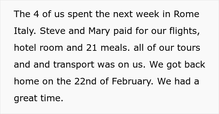 "He Chose Rome Over Valentine's Day": Guy Shares Wholesome Malicious Compliance Story