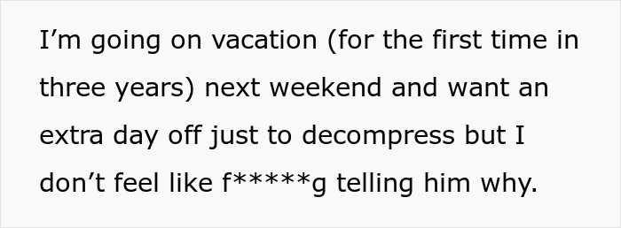 Boss Demands Workers Tell Every Single Thing They’re Doing During A Vacation, Gets Called A Menace Boss Demands Workers Tell Every Single Thing They’re Doing During A Vacation, Gets Called A Menace