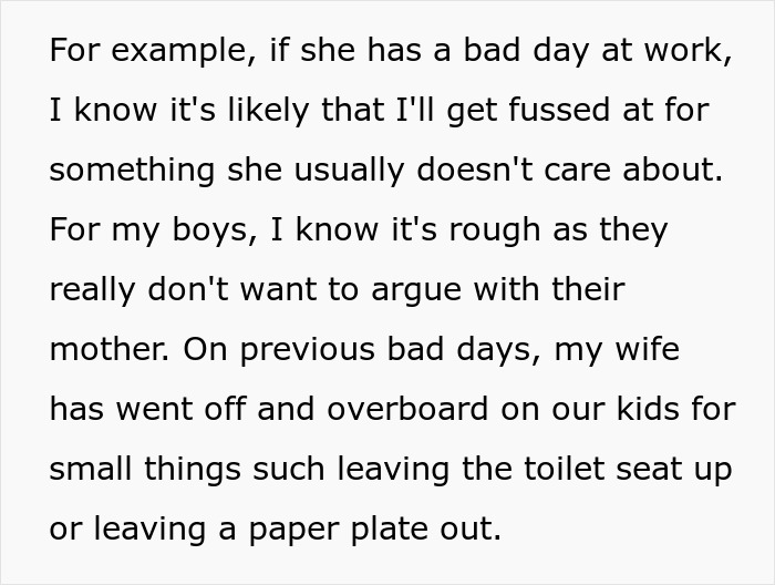 Dad Gets A Wake-Up Call After People Tell Him Wife's "Bad Days" Are Not For Him To Manage