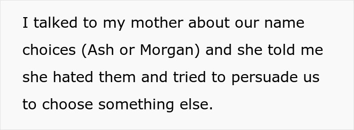 Grandma Throws Threats Over Baby's Name, Soon Realizes No One Cares About Losing Contact With Her Grandma Throws Threats Over Baby's Name, Soon Realizes No One Cares About Losing Contact With Her