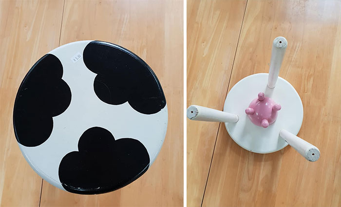 Saw This In Tasmania Australia At The Salvation Army. I Thought "Argh Cute Chair" Turned It Upside Down And Giggled For 5 Minutes