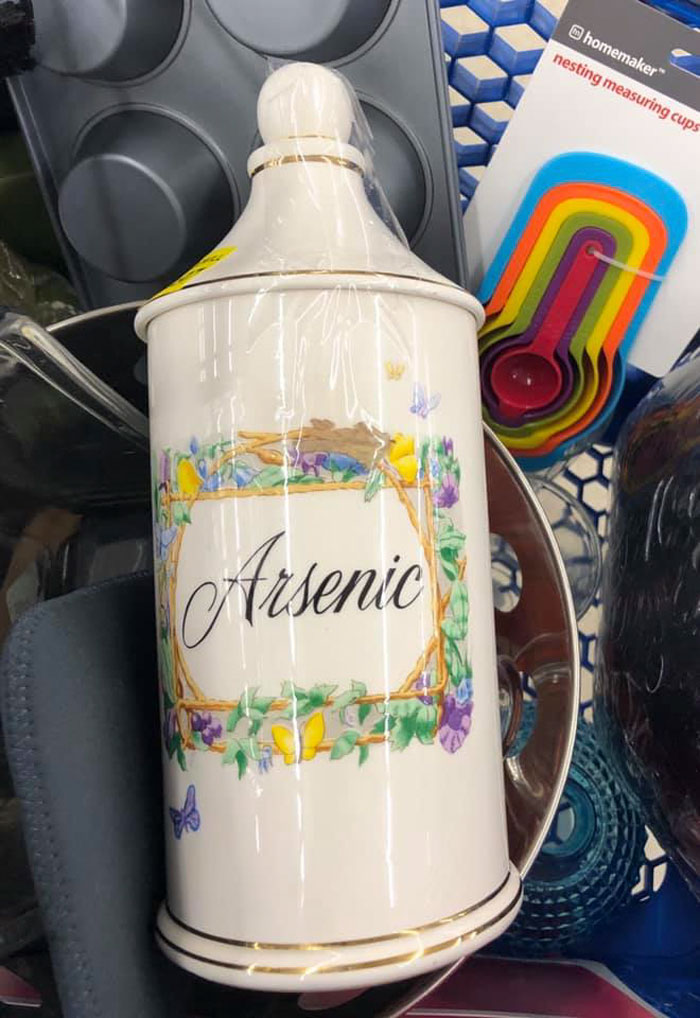 Ound A New Container For All My Arsenic!