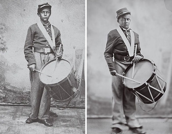 6 Side-By-Side Portraits Of Black Civil War Heroes And Their Direct Descendants