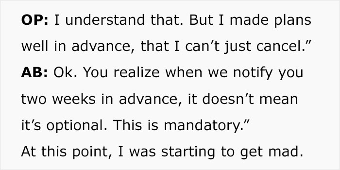 Boss Decided To Fire Good Employee Because They Refused To Come In On The Weekend