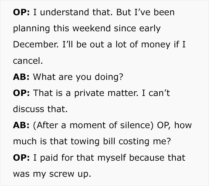 Boss Decided To Fire Good Employee Because They Refused To Come In On The Weekend